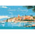 Tableau sur toile illustration Saint-Tropez 45x65 cm