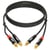 Câble bretelle RCA mâles, 1.5m Klotz