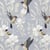 Lot de 4 serviettes en papier découpage collage 33 cm OISEAU FLEUR BLANCHE O 421