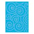 Pochoir plastique souple réutilisable 18,5 x 14,5 cm Fabrika Decoru SPIRALE DE POINTS 450