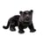 Panthere noire couchee 42cm - Anima