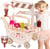 Marchande Enfant - Mamabrum - Chariot Glace Bois sur Roues avec poignée & Accessoires