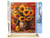 Peinture par Numéro Figured'Art - Vase de tournesols automnal - Kit de Loisir Créatif DIY Numéro d'Art Complet - 40x50cm toile roulée + châssis en bois à monter