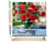 Peinture par Numéro Figured'Art - Bouquet de Fleurs Rouge - Kit de Loisir Créatif DIY Numéro d'Art Complet - 40x50cm toile roulée + châssis en bois à monter
