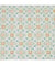 Tissu coton Fleur Capucine de 150 cm de largeur Sauge/emeraude Multicolore vendu par 50 cm