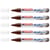Lot de 5 marqueurs peinture acrylique pointe moyenne 2-3 mm - EDDING - Marron Chocolat - 5100