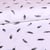 Tissu Coton LittleBird Blanc Plumes Noires - Au mètre