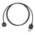Avizar Chargeur Magnétique pour Xiaomi Mi Smart Band 5 et 6 et 7 Câble USB Noir