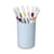 Pot à crayons Rangement stylos en plastique recyclé First GreenSpirit Bleu pâle - CEP
