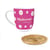 Coffret Cadeaux Maîtresse en Pause Flower - Tasse et Sous-Tasse