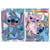 2 puzzles disney stitch : portraits de stitch et angel 2 x 500 pièces - dessin animé - educa - 19732