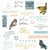 23 tampons transparents - Oiseaux - Avec 5 matrices de découpe Framelits - Sizzix