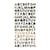 Alphabet pvc majuscule autocollant - 1 cm - 116 pièces - Artemio
