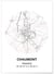 Affiche Carte Chaumont | A3 : 29,7x42cm