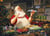 Puzzle 1000 pièces - Santa Painting Cars - Cobble Hill