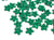 50 Perles strass cabochon Fleur Strass Vert 9 mm Acrylique à coller - Dos Argenté - Creation Diy