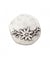 Carte de 2 boutons Edelweiss à queue 23mm - Prym Argent Vieilli gris