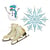 Matrices de découpe - Hiver - Winter wishes - 10 dies Thinlits - Tim Holtz - Sizzix