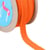 Bobine 20m Galon quatre cordons 15mm orange
