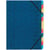 Trieur 12 Compartiments Bleu - Exacompta