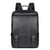 Sac À Dos Ordinateur Cuir Véritable Homme Grande Capacité Confortable Noir YONIS