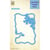 Matrice de découpe Nellie's Choice - Pâques Branche et Lapin - Couche B - 12 x 8,2 cm
