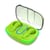 Ecouteurs Bluetooth Blancs Affichage Digital Son Haute Qualité Etanche IP4 Vert YONIS
