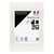 Cadre photo 50x70 cm Milan blanc avec passe-partout 40x50 cm