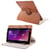 Housse Tablette Tactile 9 Pouces Support Universel Housse Intégrale 360° Marron YONIS