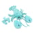 Les Déglingos Les PTIPOTOS by Peluche ILOVEYOU Homard Maman  and  Bebe Bleu Aqua - Les D glingos