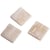 Mosaïque acrylique, 1x1 cm, marbrée, blanc albâtre, boîte - env. 205 pces / 50 g