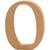 Chiffre, 0, H : 13 cm, ép. 2 cm, 1 pièce