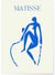 Affiche Matisse 'Silhouette Bleue' – Art moderne et minimaliste | A3 : 29,7x42cm