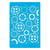 Pochoir plastique souple réutilisable 18,5 x 14,5 cm Fabrika Decoru ROUAGE 254