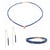 Collier, bracelet et boucles d'oreilles Lumia en pierres Lapis-lazuli - Sloya