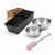 Set de 4 ustensiles de pâtisserie moule à gâteaux 2 bols et spatule pâtisserie Collection Zenker pure