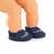 Chaussons Bleu Marine pour poupon 30 cm