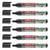 5 Marqueurs tableau blanc pointe biseautée 1-5 mm - EDDING - Noir - EcoLine 29