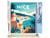 Peinture par Numéro Figured'Art - Affiche Vintage Nice - Kit de Loisir Créatif DIY Numéro d'Art Complet - 40x50cm toile roulée + châssis en bois à monter