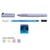 Stylo plume Ceod Colour Schneider pointe médium cartouche et effaceur