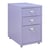 Caisson de bureau armoire meuble de rangement à roulettes acier 48 x
