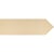 4 plaques flèche bois 40x12 cm - Artemio