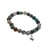 Bracelet Agate Multicolore Perles rondes 8 mm et Breloque Étoile - Omsaé