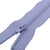 Fermeture fine à glissière non séparable polyester violette spirale 4mm