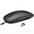 Souris Bluetooth Sans Fil Rechargeable Ultra Fine et Silencieuse Or Noir YONIS
