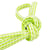 Bobine 25m Elastique rectangle 6 mm jaune et vert fluo