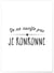 Affiche 'Je ne ronfle pas...' | A3 : 29,7x42cm