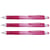 Lot de 3 Porte-mines PENTEL ENERGIZE.X - Pointe 0,7 mm - Corps rose - Rechargeable