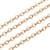 1 mètre de CHAINE Acier Inoxydable 304 maille forçat Dorée Or 2,5 x 2 mm - creation bijoux perles