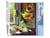 Peinture par Numéro Figured'Art - Tournesols et Pomme devant la Fenêtre - Kit de Loisir Créatif DIY Numéro d'Art - 40x50cm sans châssis en bois
